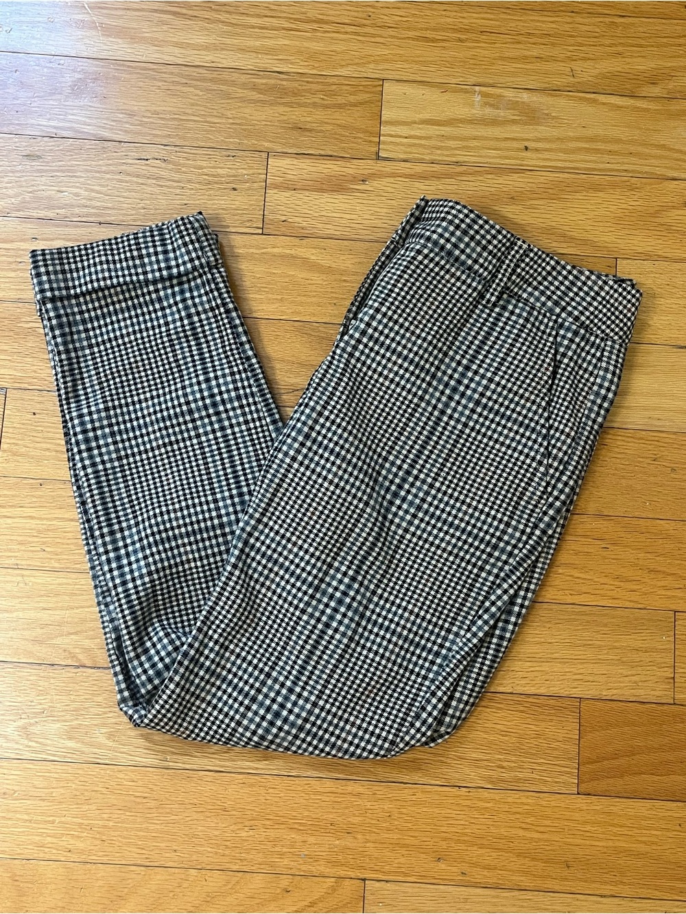 CAbi Plaid Straight Leg Pants Trousers Women’s 6 - Picture 2 of 6